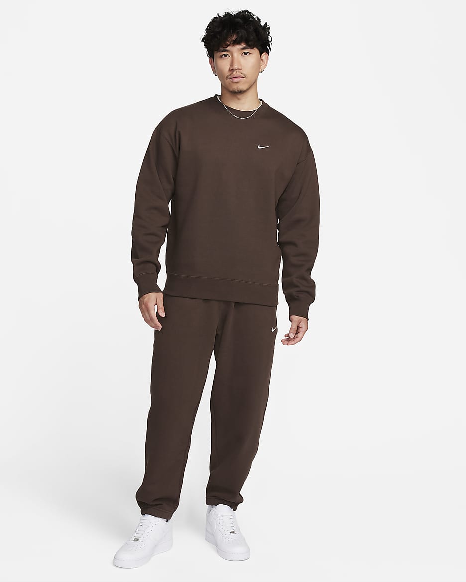 Nike swoosh fleece crew hotsell